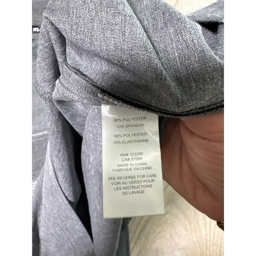 Travis Mathew Quarter Zip Pullover Golf Gray Castlewood L